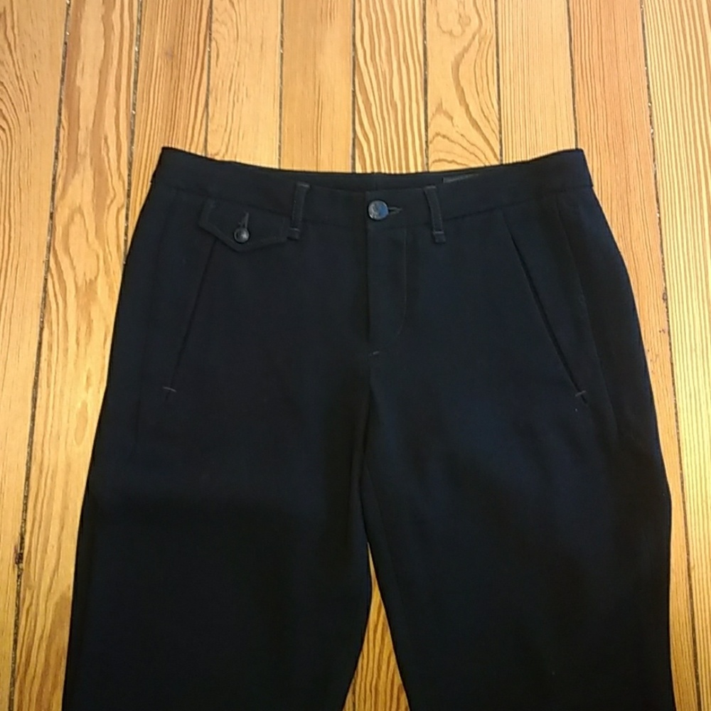 Rag and Bone black lightweight straight leg spring and summer pants